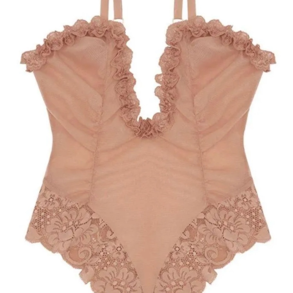 Deeply Yours Mesh Bodysuit | Copper Rosé - Copper Rosé / S